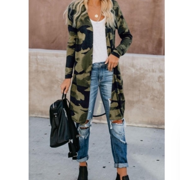 RESTOCKING- LIKE TO BE NOTIFIED Camouflage Duster - Picture 3 of 6